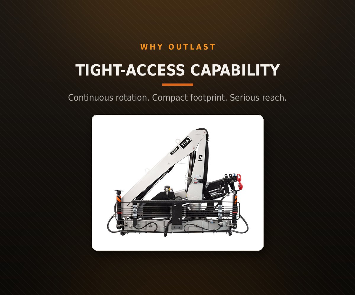 Tight-access lifting capability
